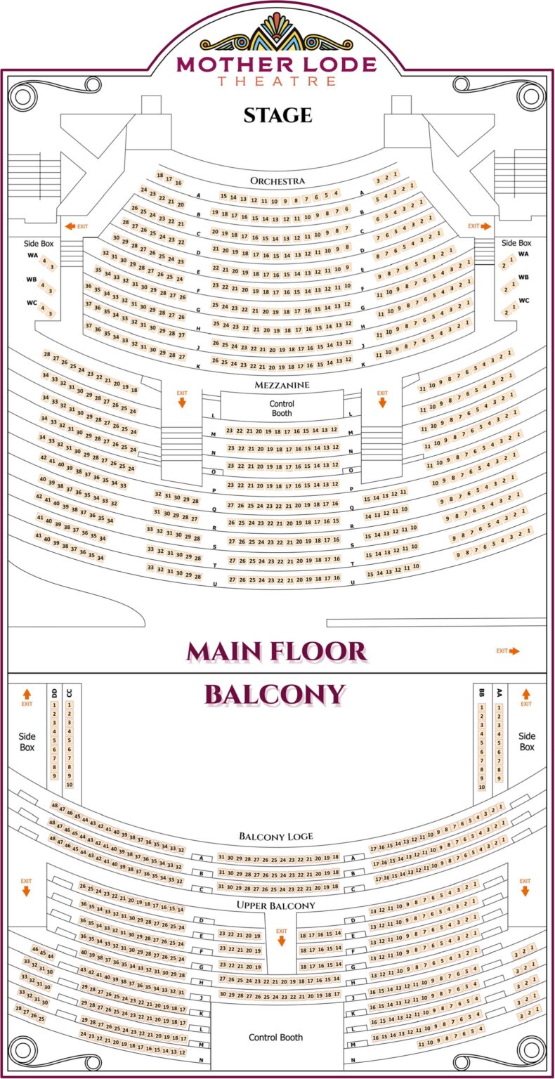 Comedy Mothership Seating Chart